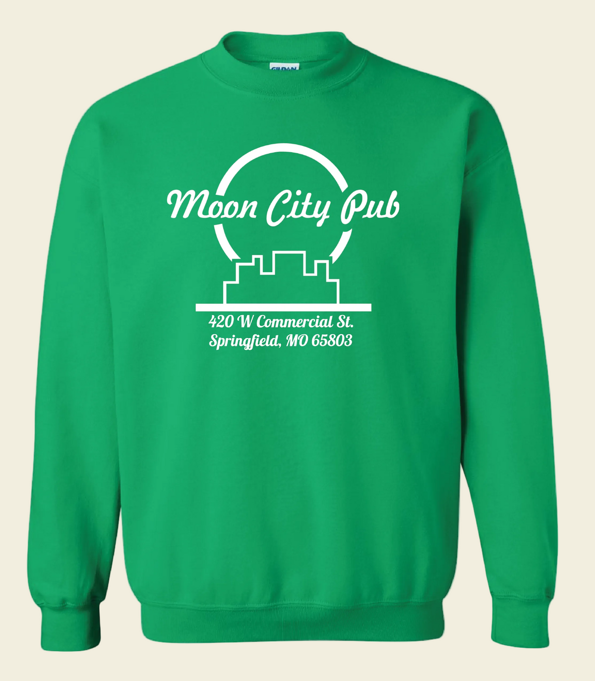 Moon City Pub Crewneck: Classic Logo