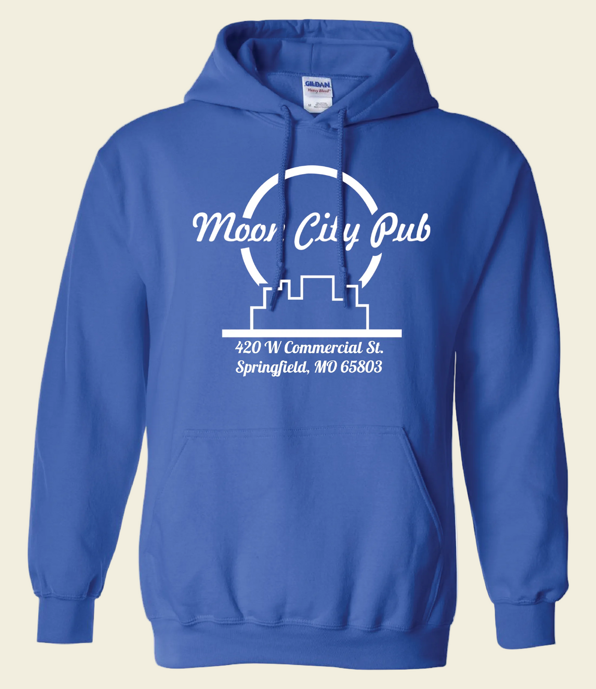 Moon City Pub Hoodie: Classic Logo