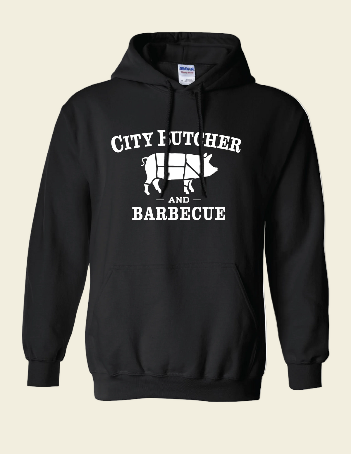 City Butcher Hoodie: Pig Logo