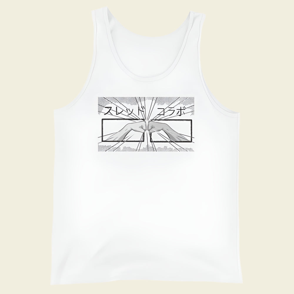 The Threads X EntropyBear Collab: Anime Fist Bump Tank Top
