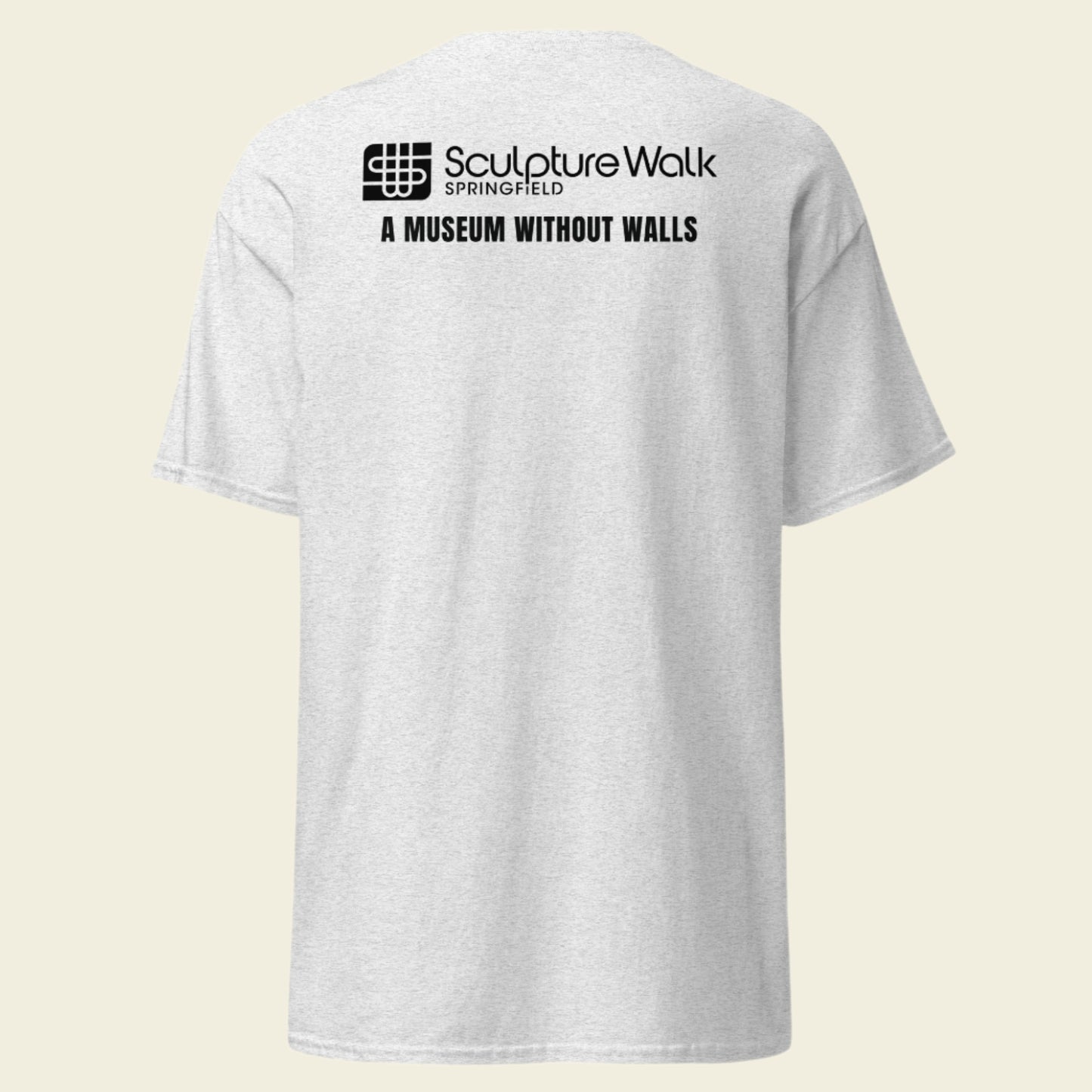 Sculpture Walk T-Shirt Black Font