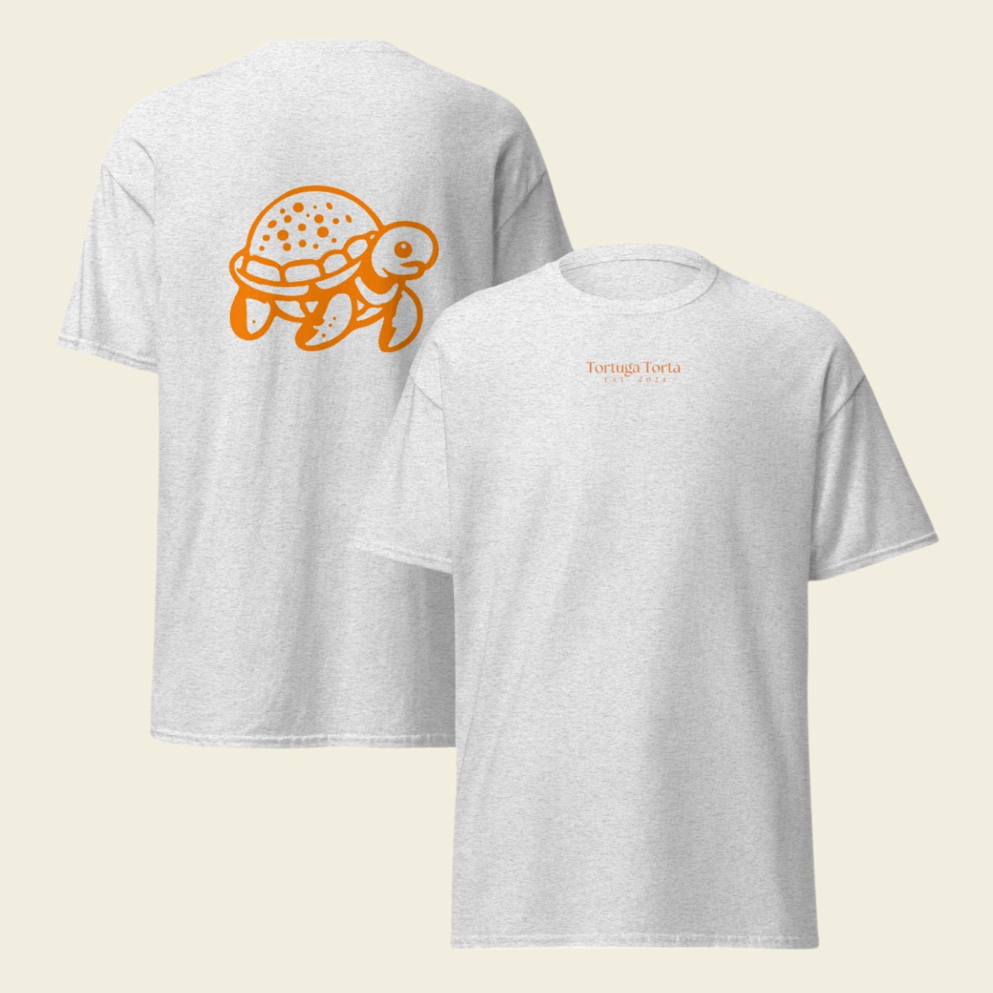 Tortuga Tortas Orange Logo T Shirt