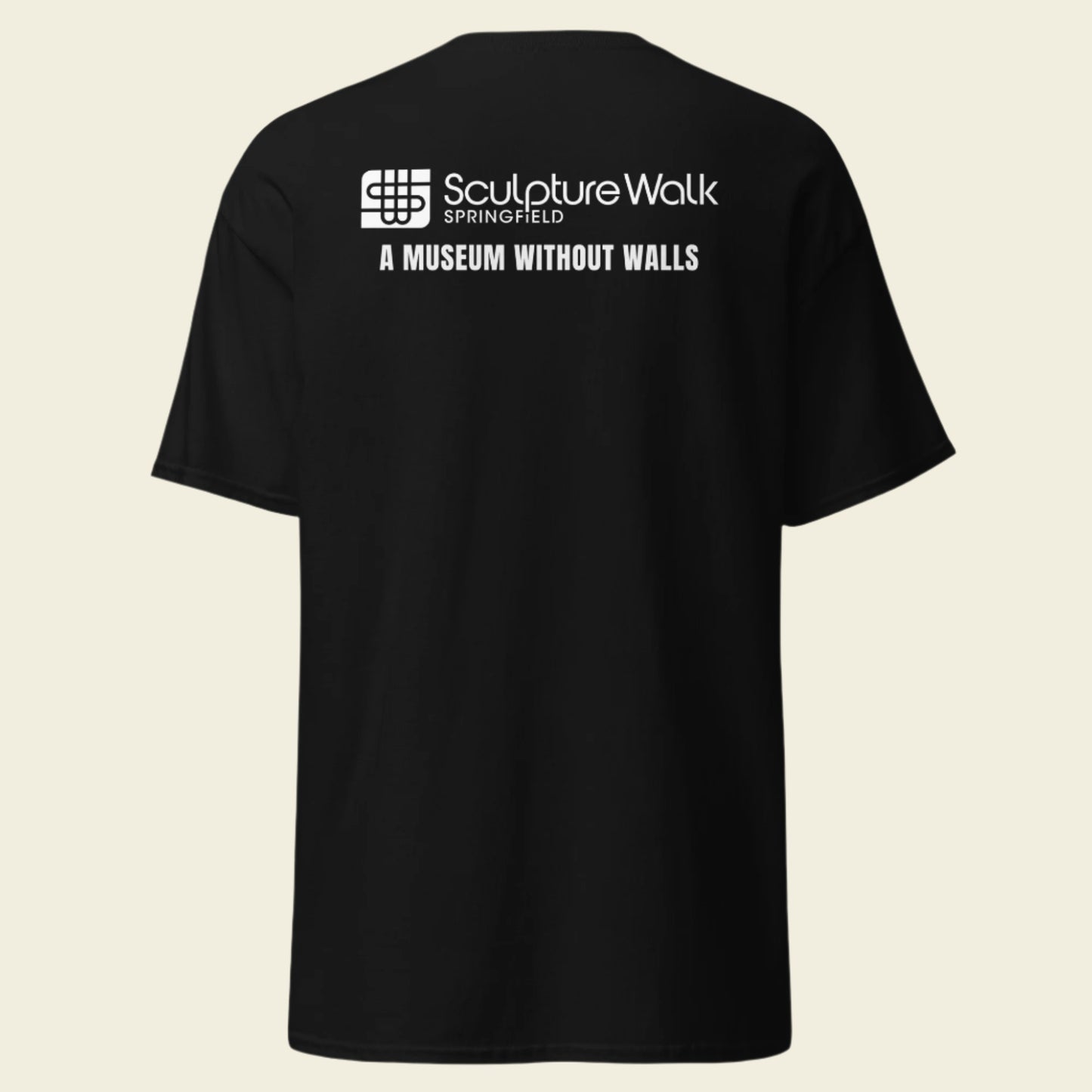 Sculpture Walk T-Shirt White Font
