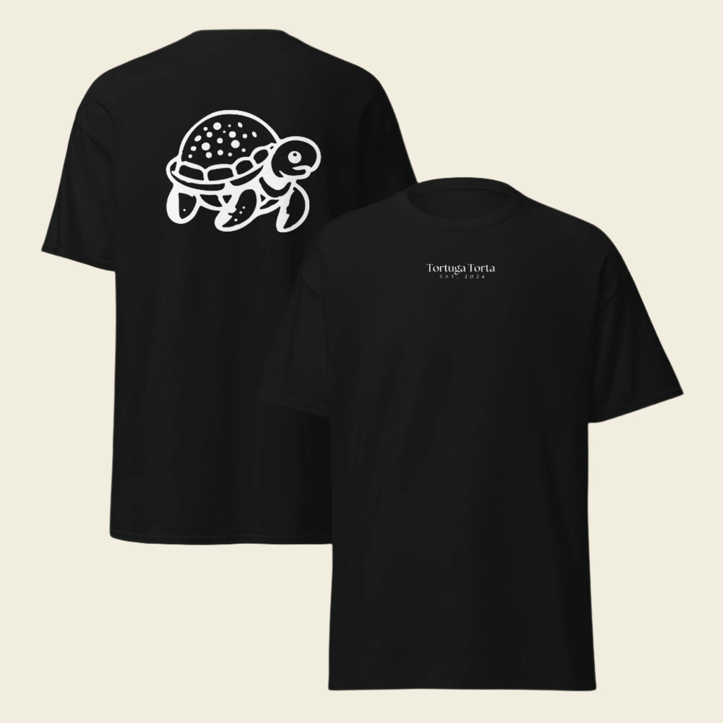 Tortuga Tortas White Logo T Shirt