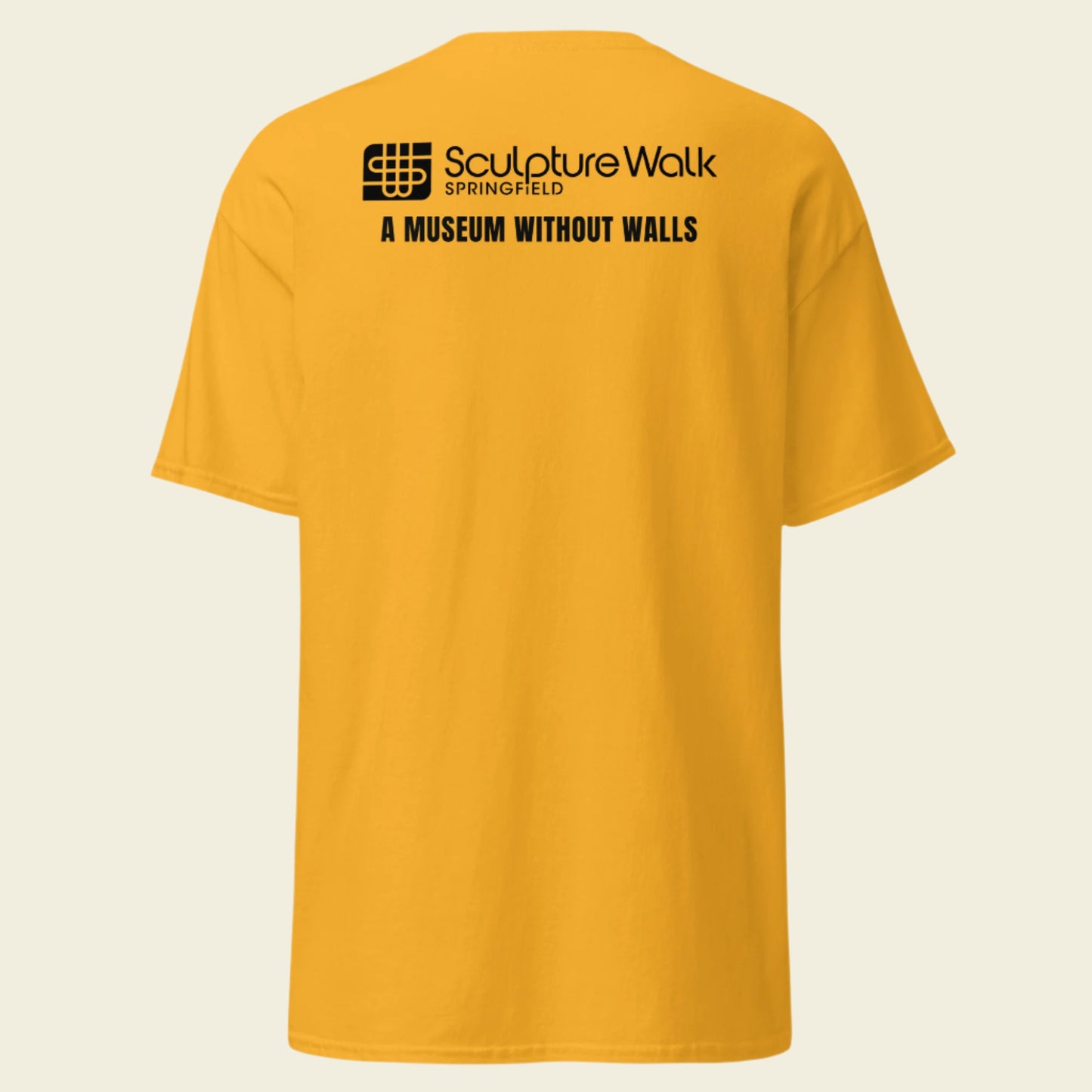 Sculpture Walk T-Shirt Black Font