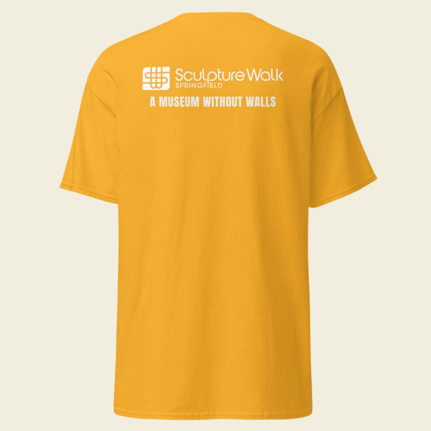 Sculpture Walk T-Shirt White Font
