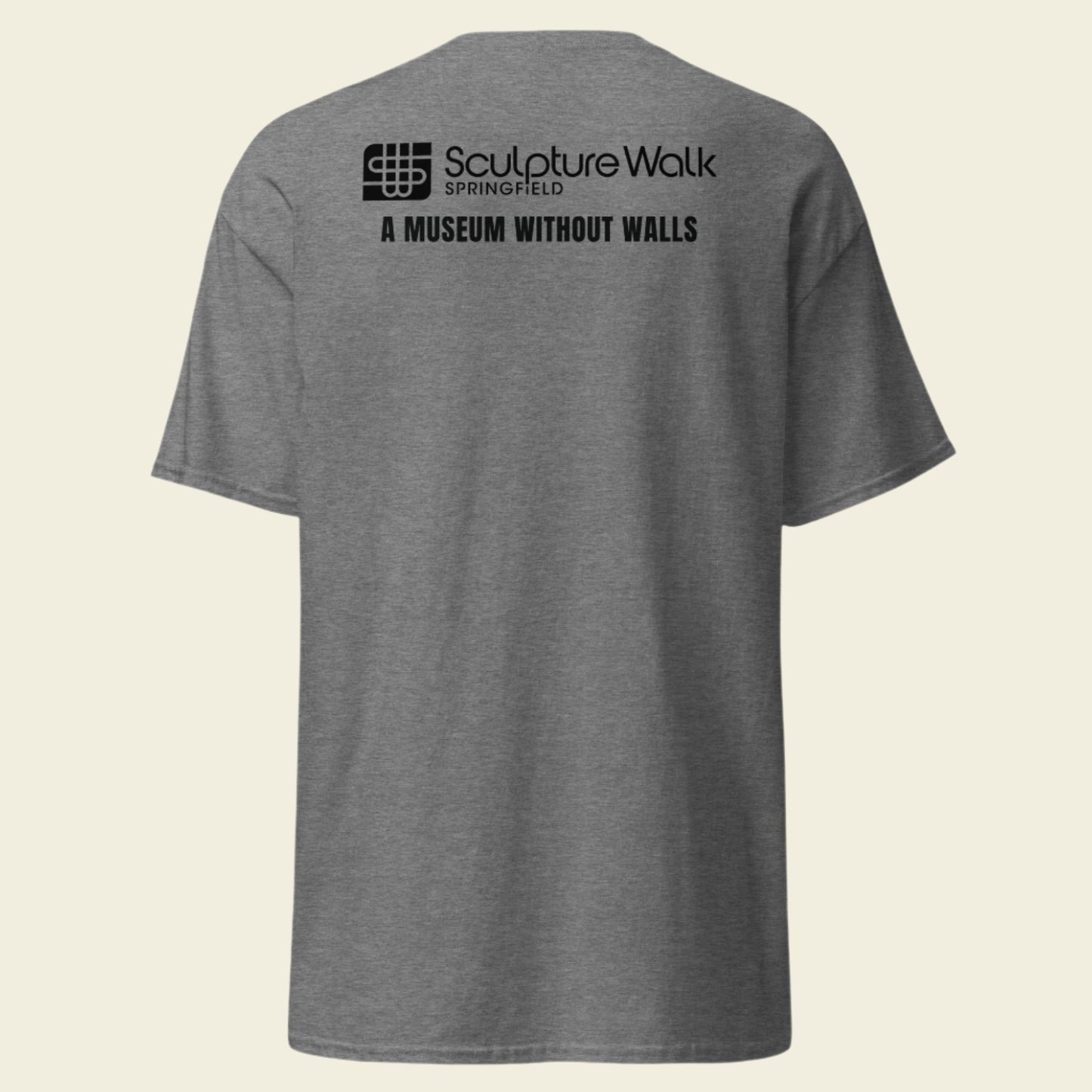 Sculpture Walk T-Shirt Black Font