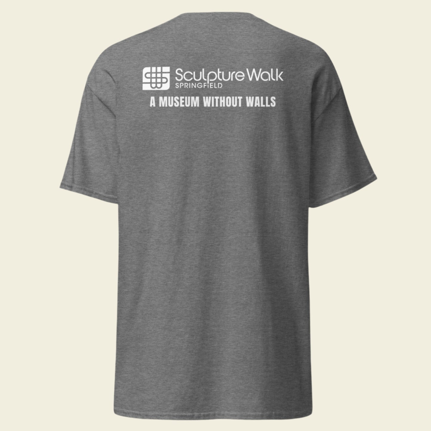Sculpture Walk T-Shirt White Font