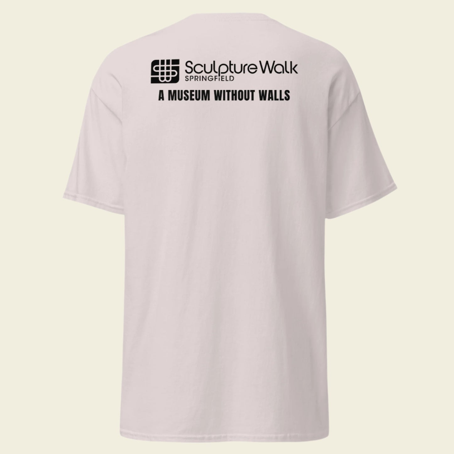 Sculpture Walk T-Shirt Black Font