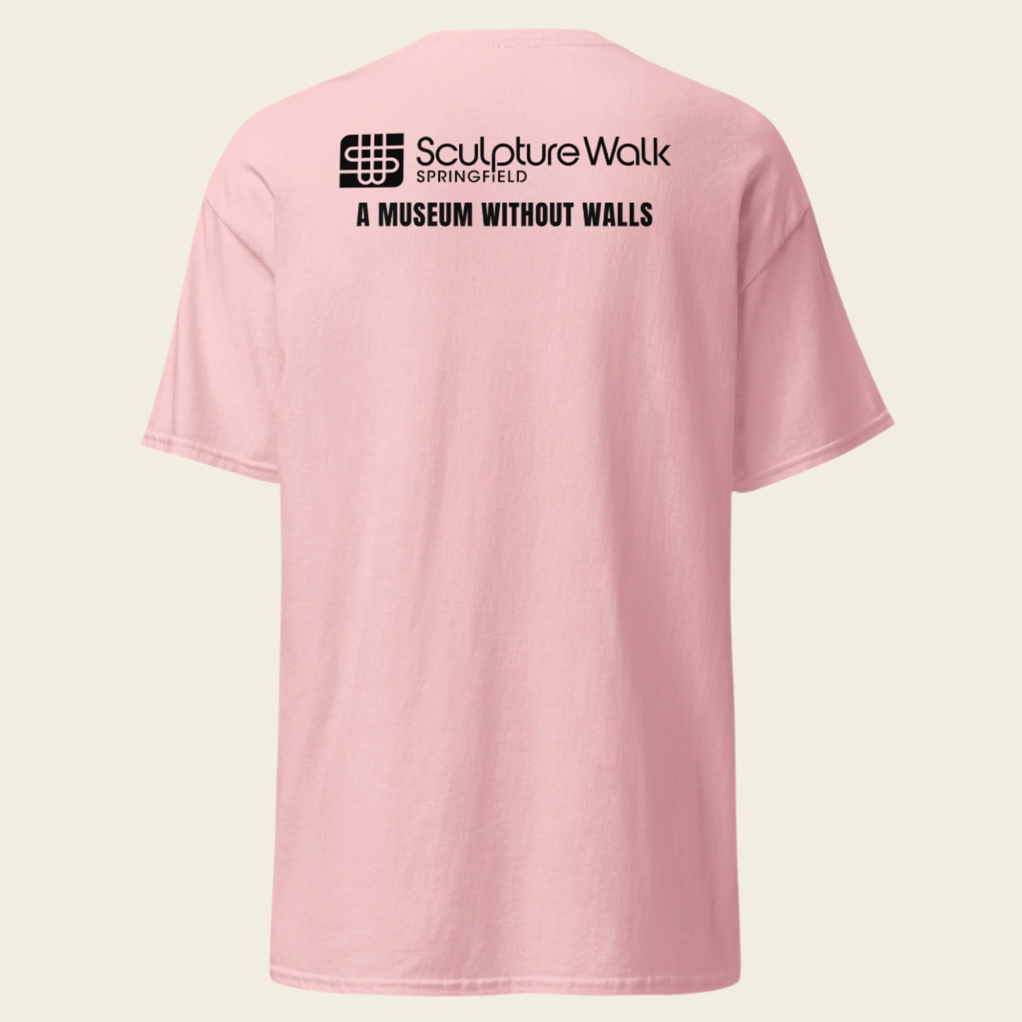 Sculpture Walk T-Shirt Black Font