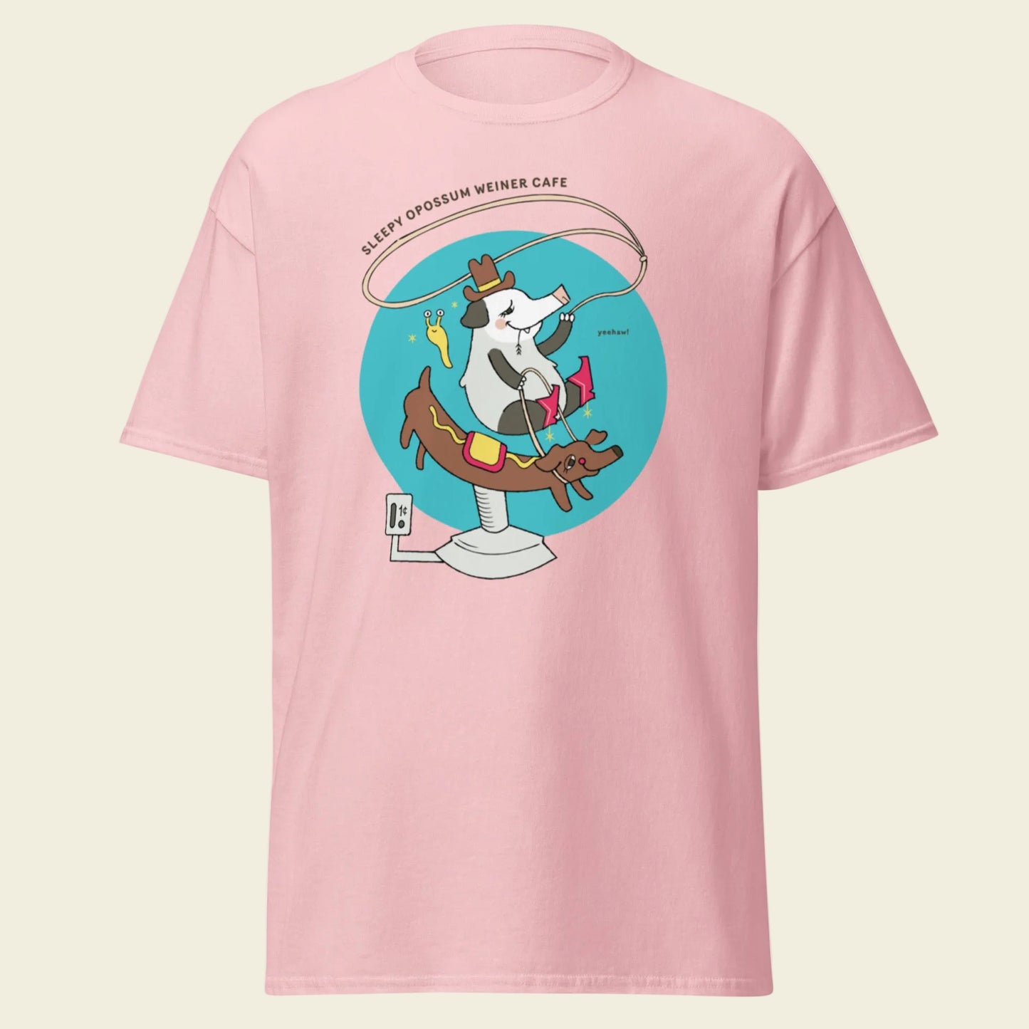 Sleepy Opossum T-Shirt: Weiner Cafe