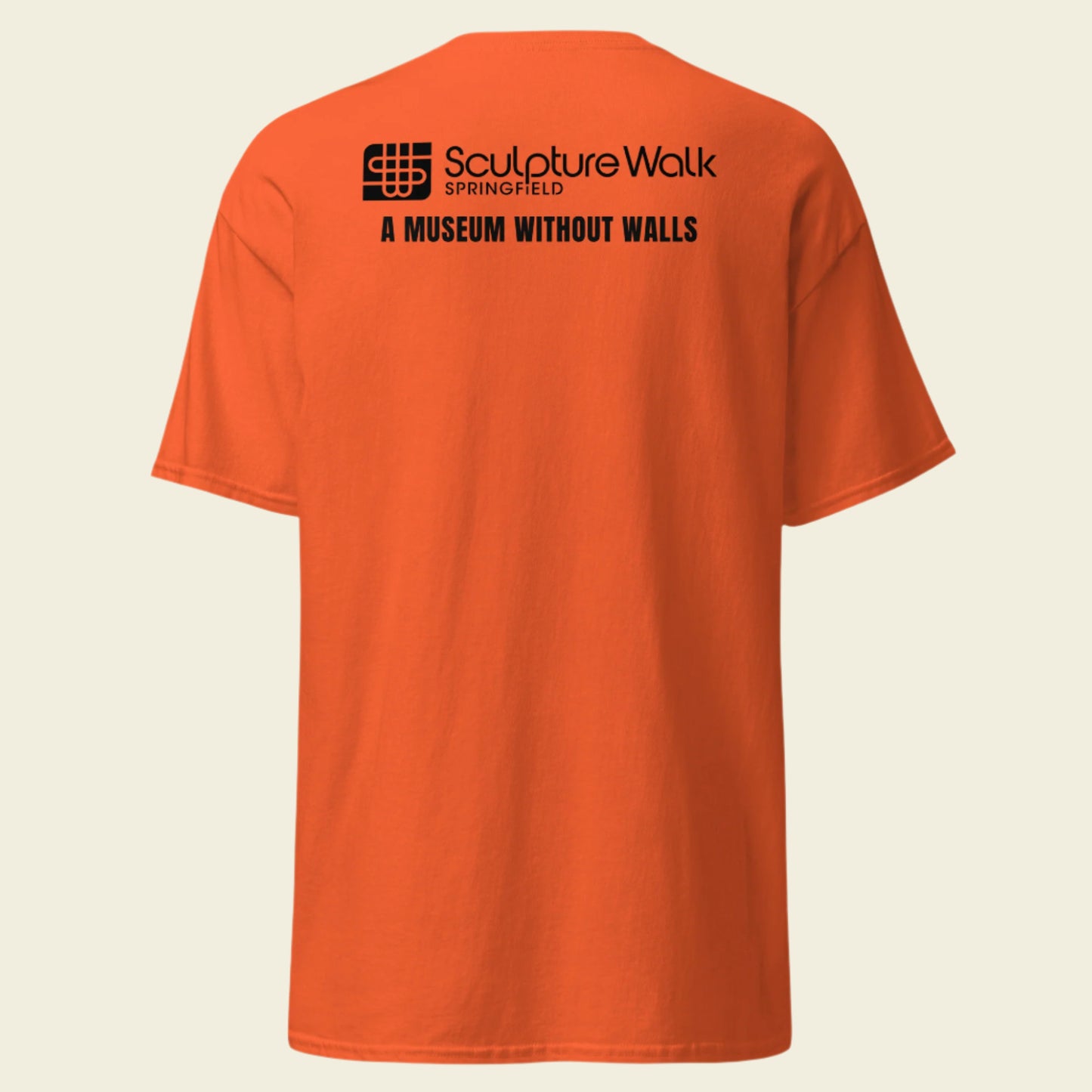 Sculpture Walk T-Shirt Black Font