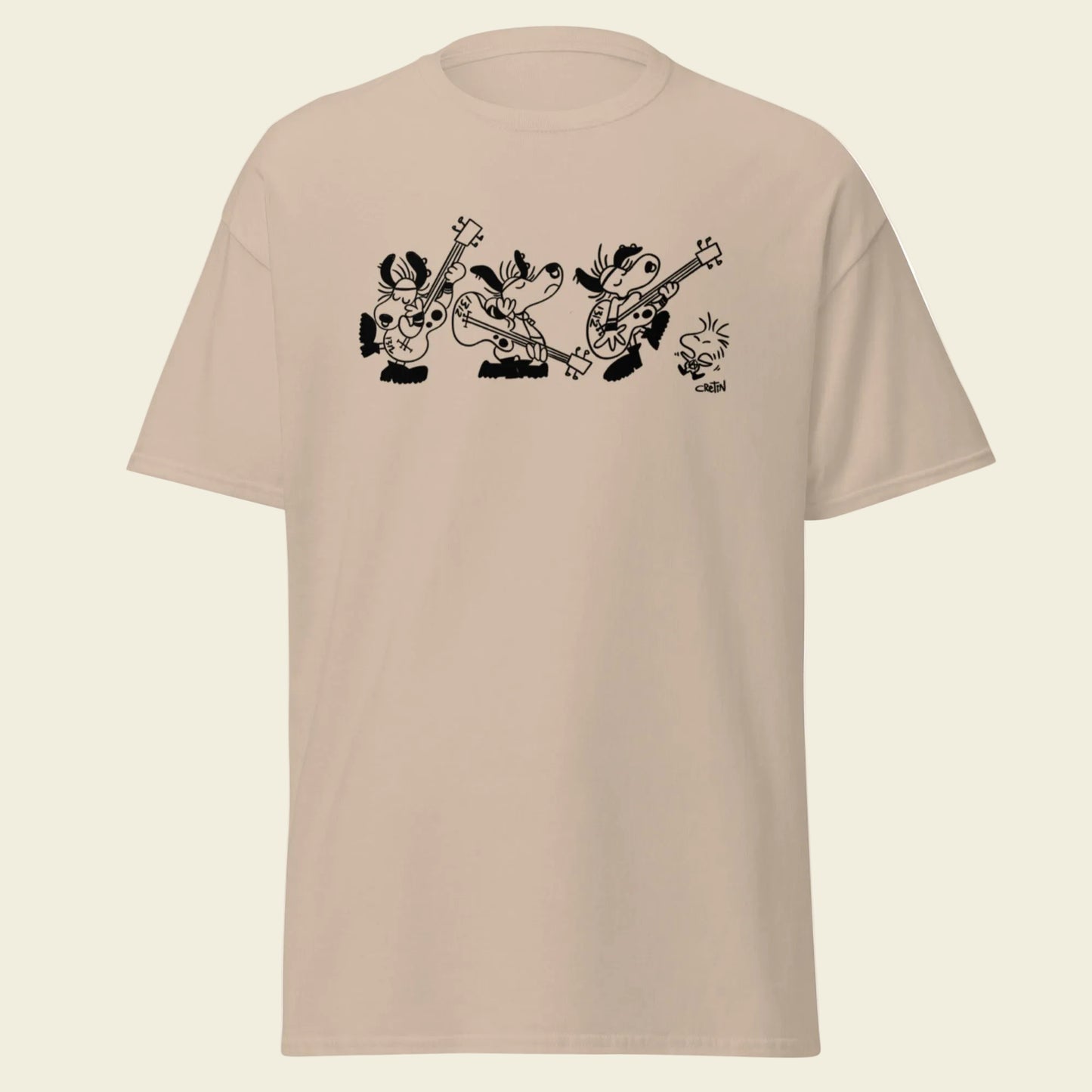 Cretin T-Shirt: Snoopy is Punk Rock