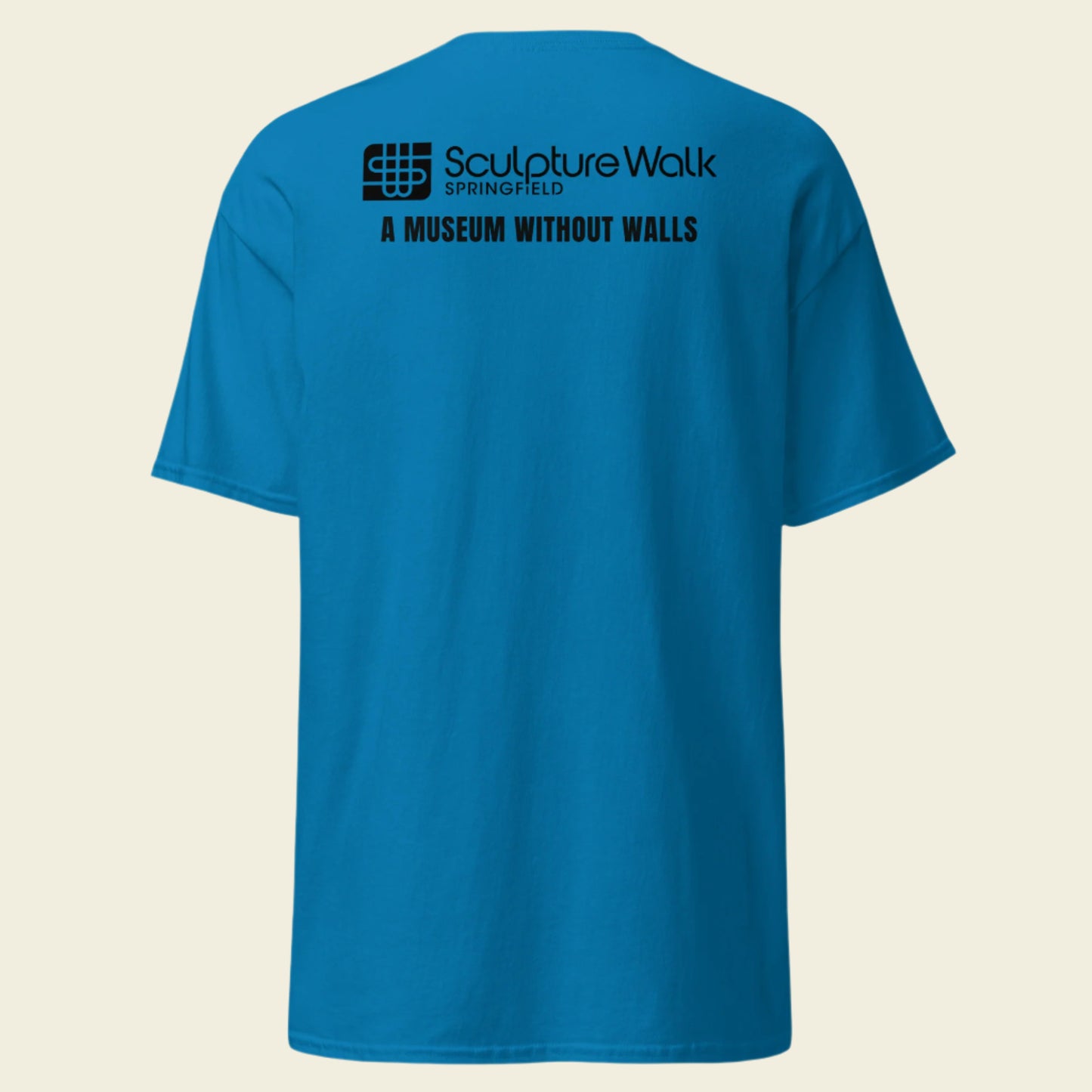 Sculpture Walk T-Shirt Black Font