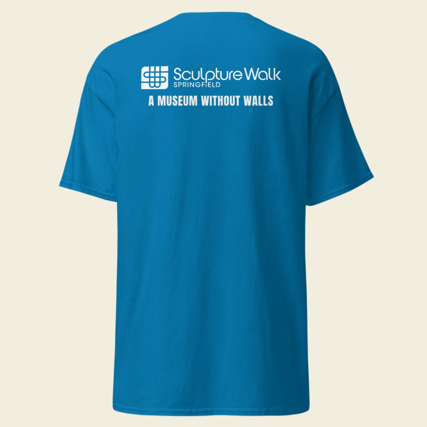 Sculpture Walk T-Shirt White Font