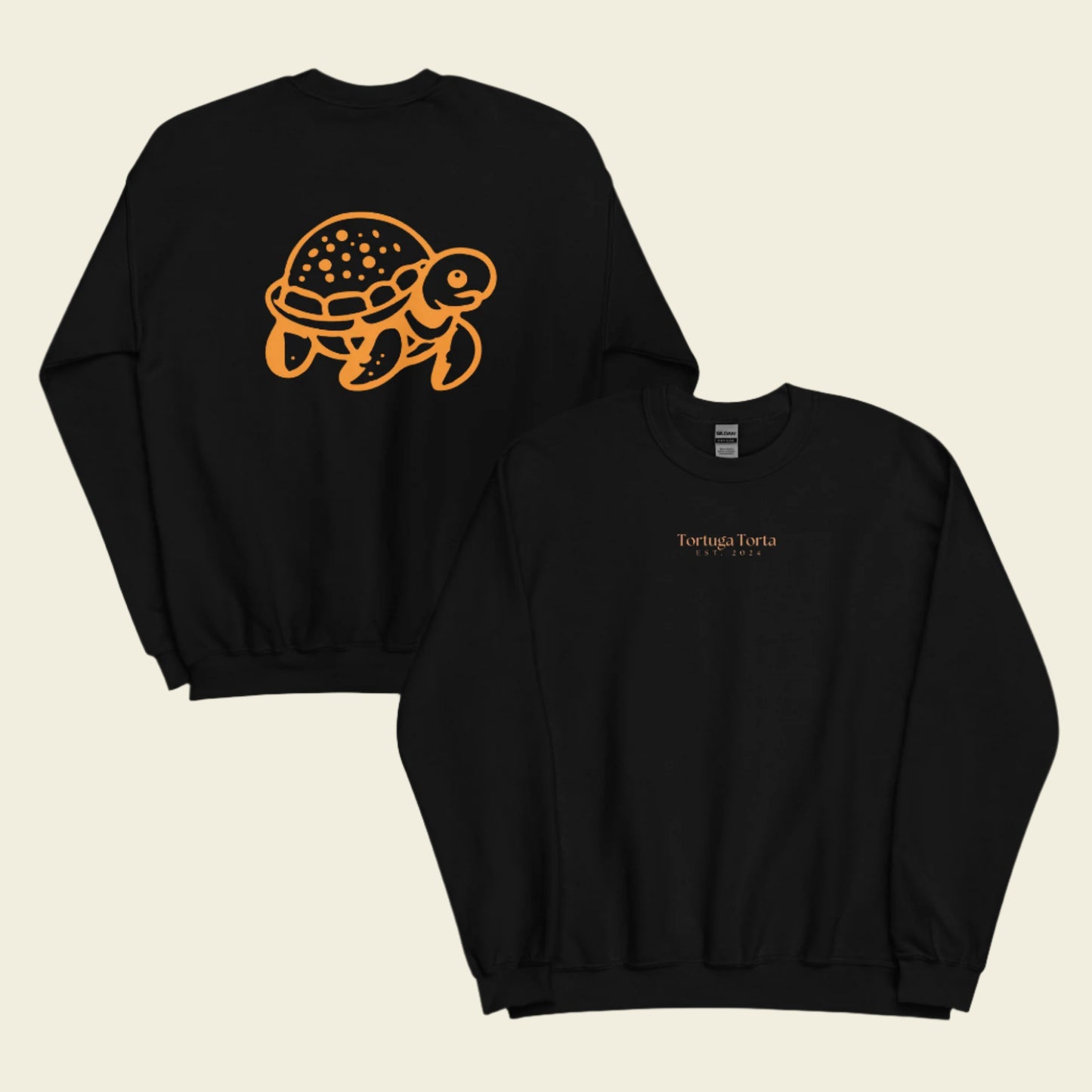 Tortuga Tortas Orange Logo Sweatshirt
