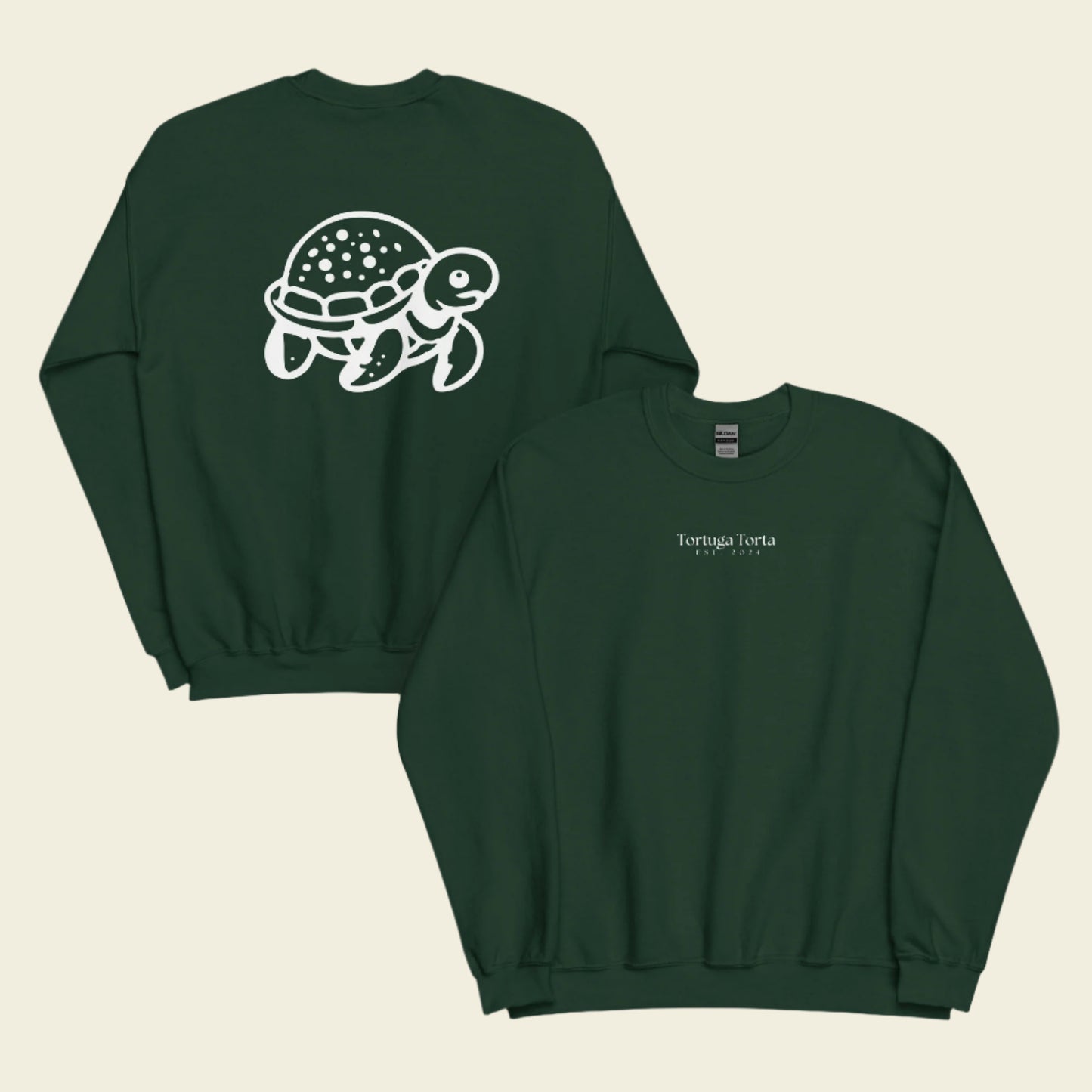 Tortuga Tortas White Logo Sweatshirt