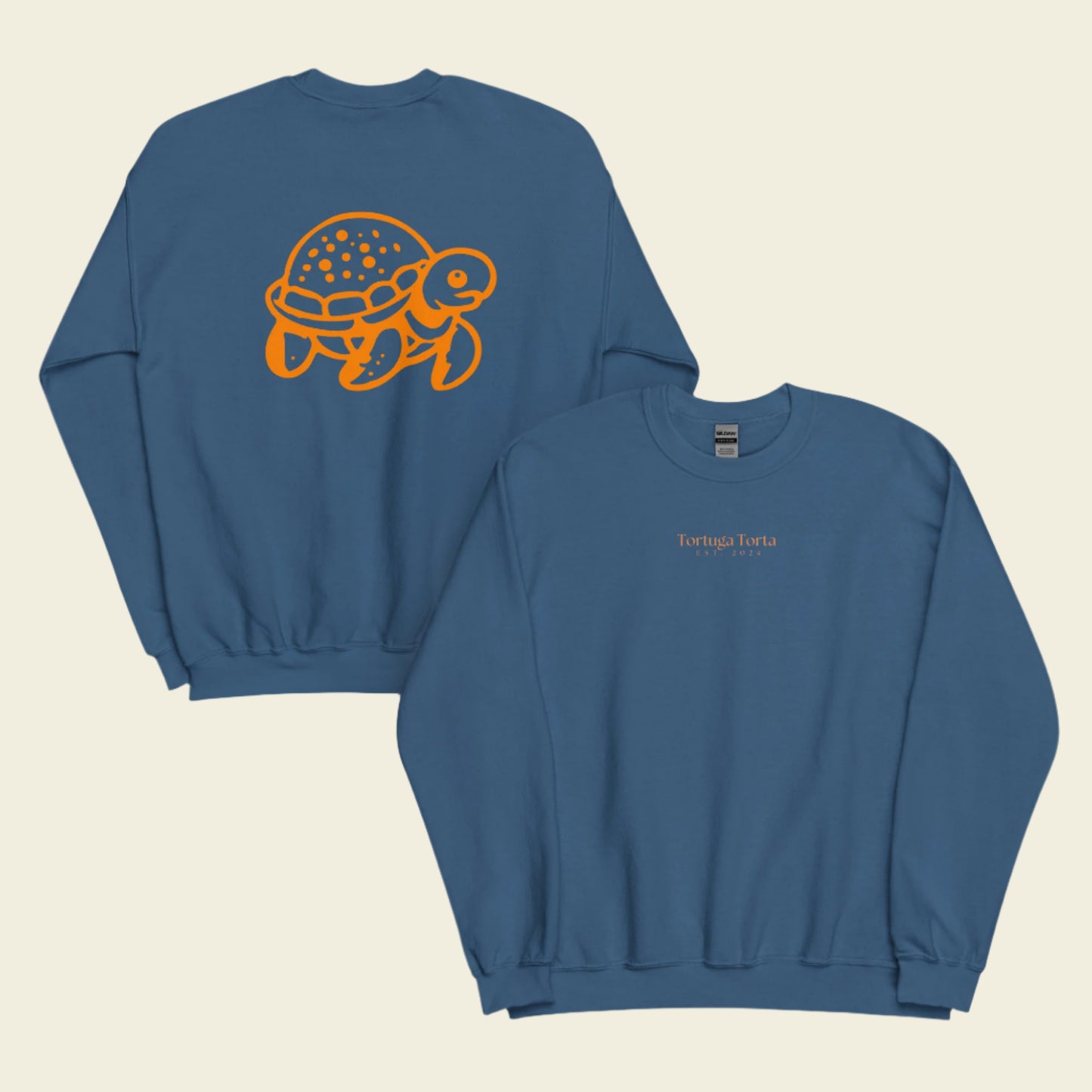 Tortuga Tortas Orange Logo Sweatshirt