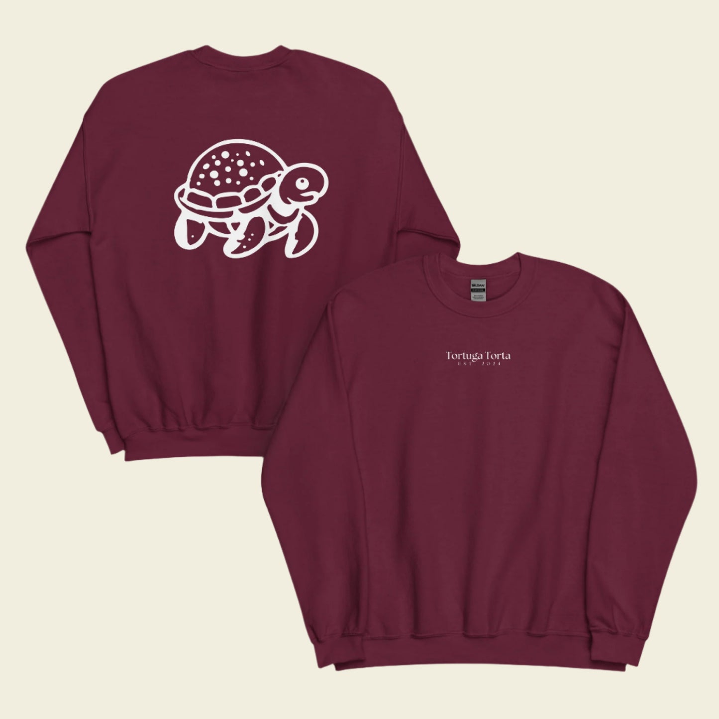 Tortuga Tortas White Logo Sweatshirt