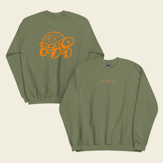 Tortuga Tortas Orange Logo Sweatshirt