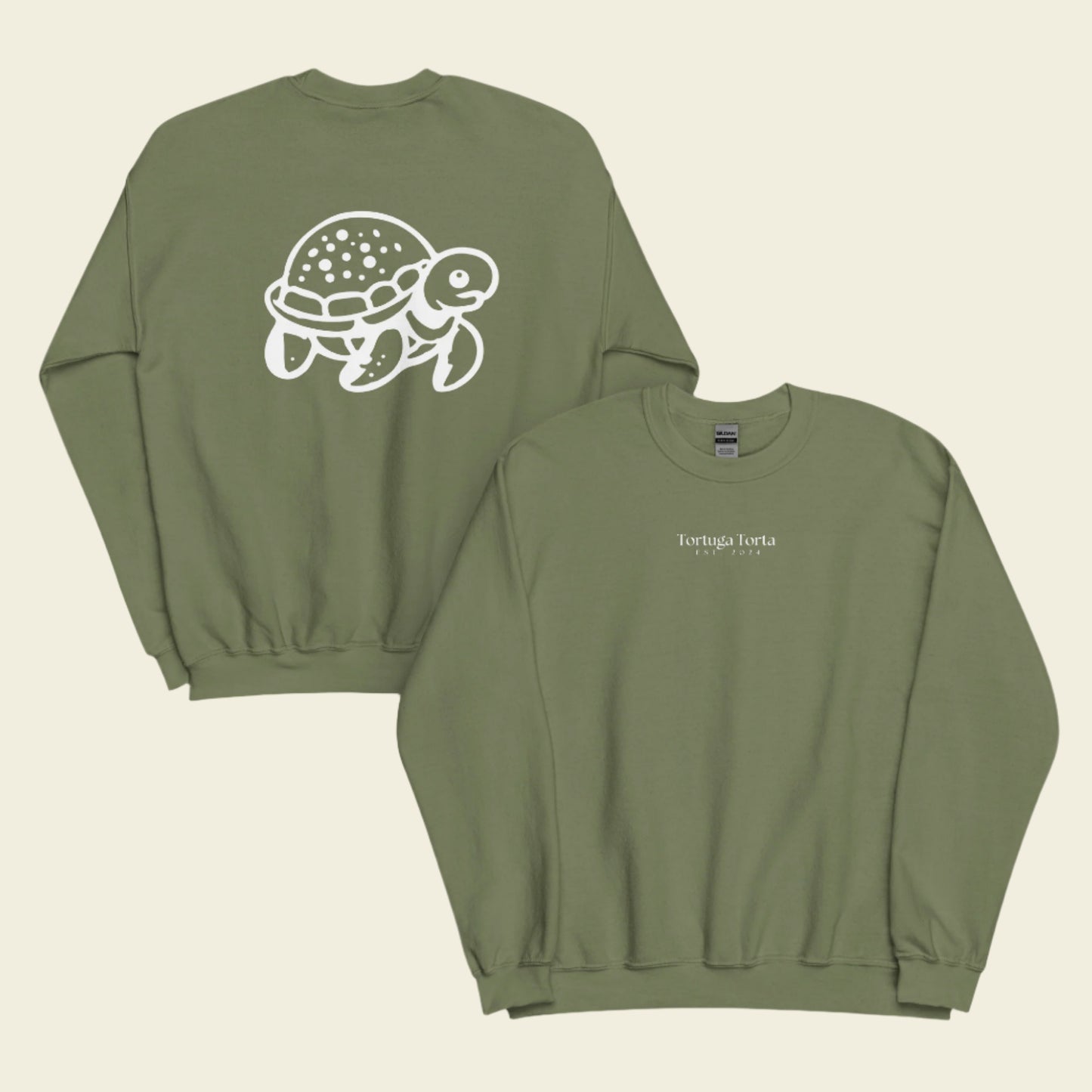 Tortuga Tortas White Logo Sweatshirt