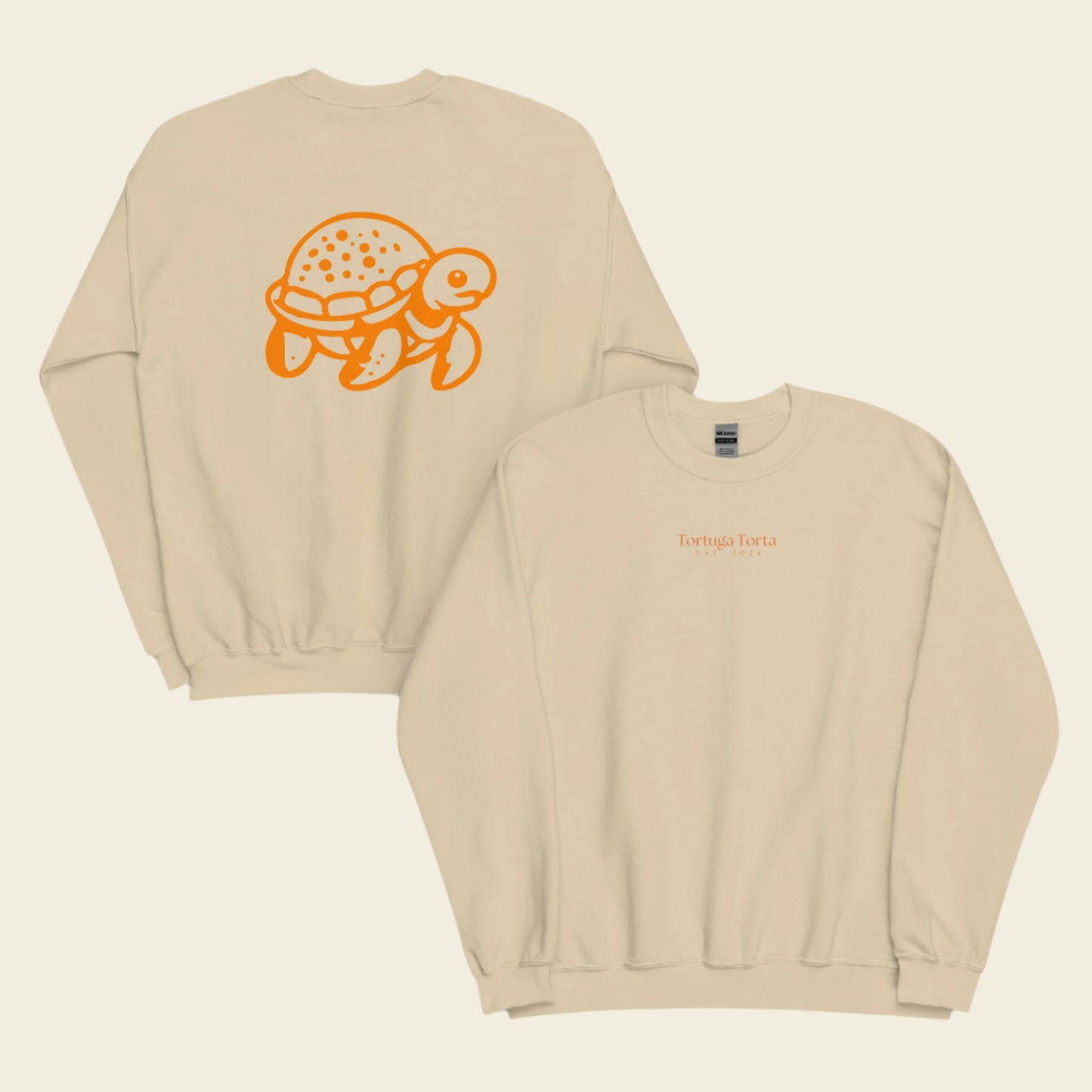 Tortuga Tortas Orange Logo Sweatshirt
