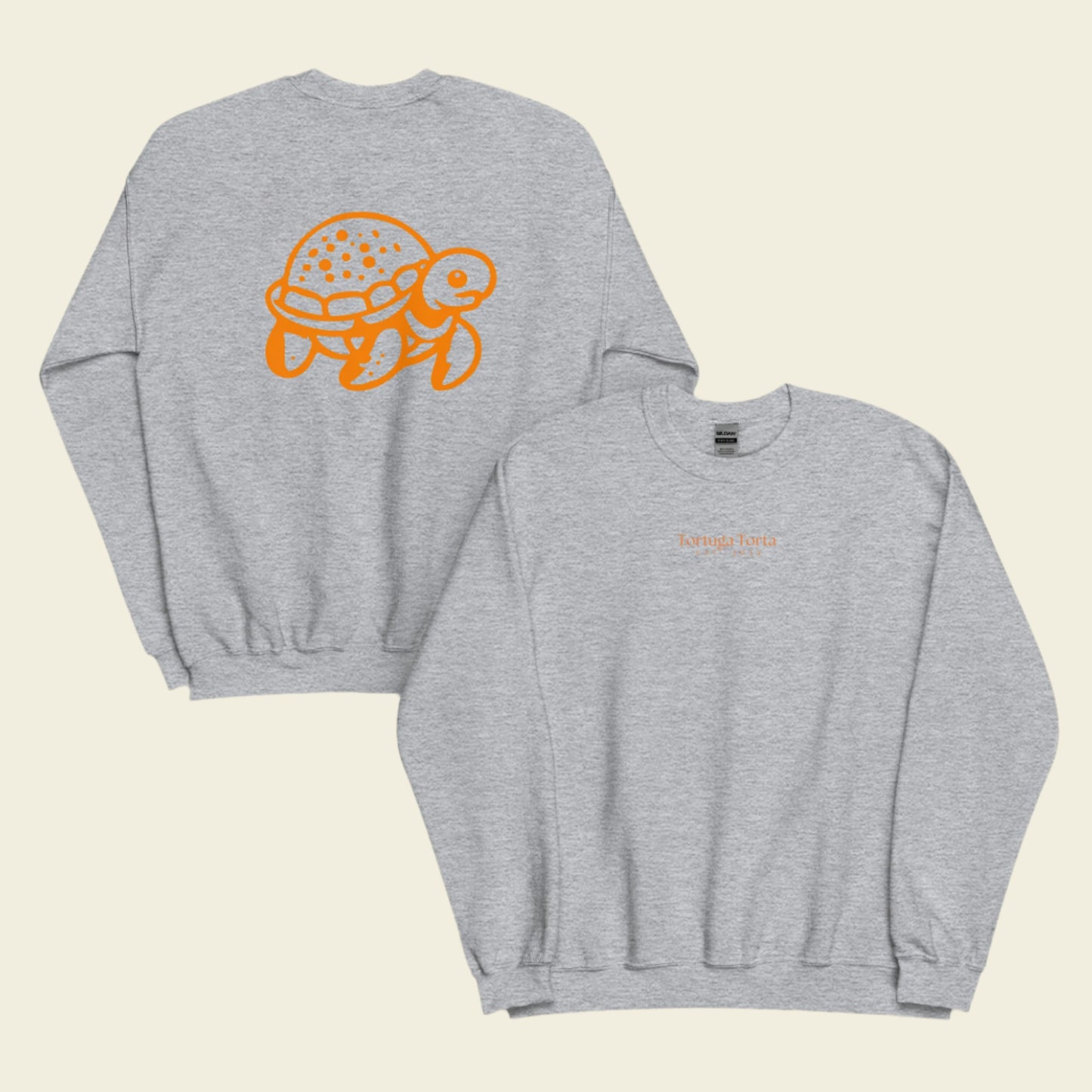 Tortuga Tortas Orange Logo Sweatshirt