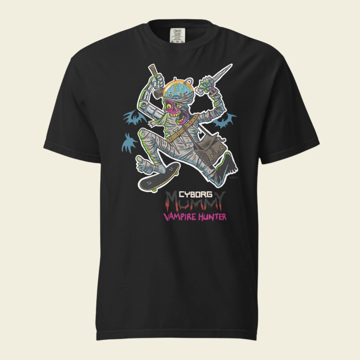 Mostyn T-Shirt Cyborg Mummy Vampire Hunter