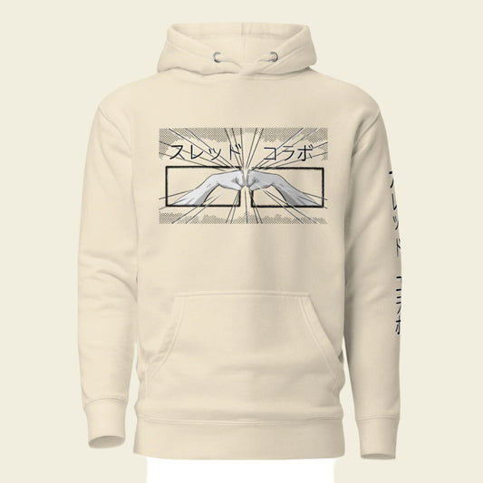 The Threads X EntropyBear Collab: Anime Fist Bump Hoodie