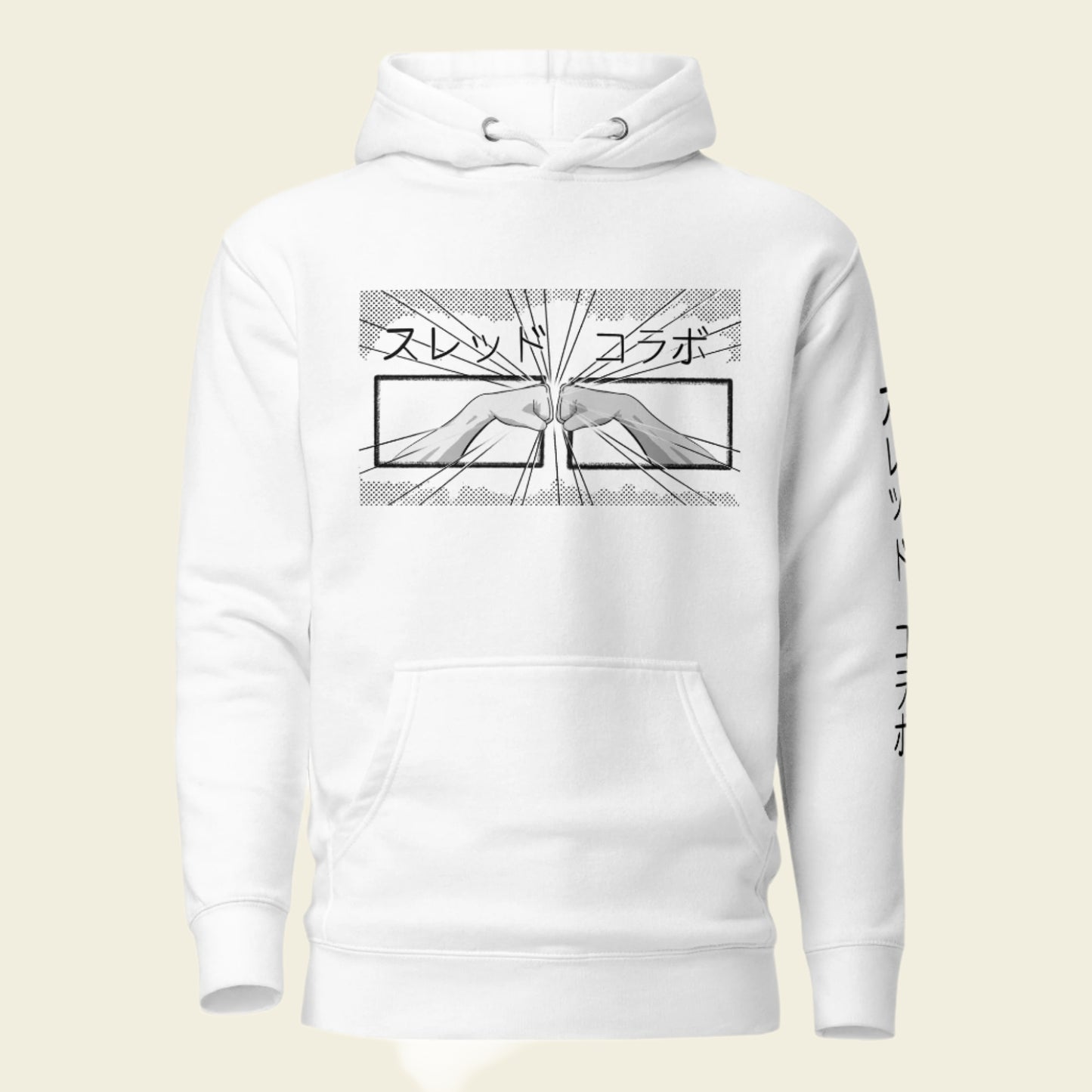 The Threads X EntropyBear Collab: Anime Fist Bump Hoodie