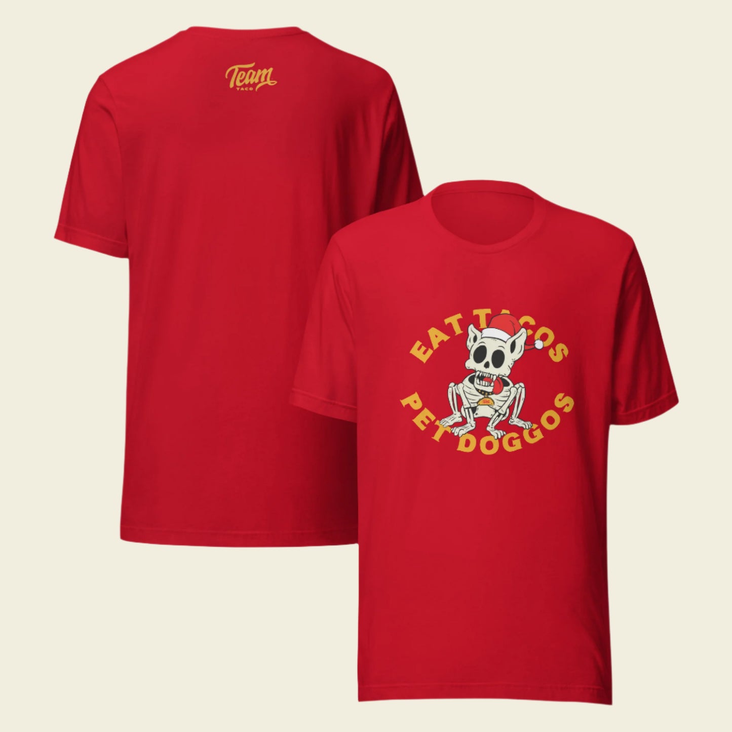 Team Taco T-Shirt X-Mas Taco Doggo