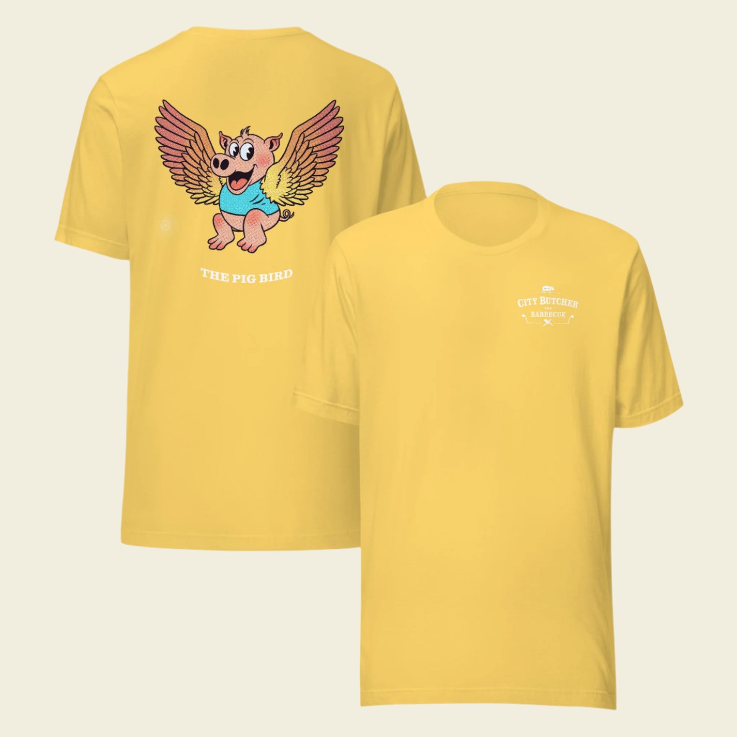 City Butcher T-Shirt (The Pig Bird)