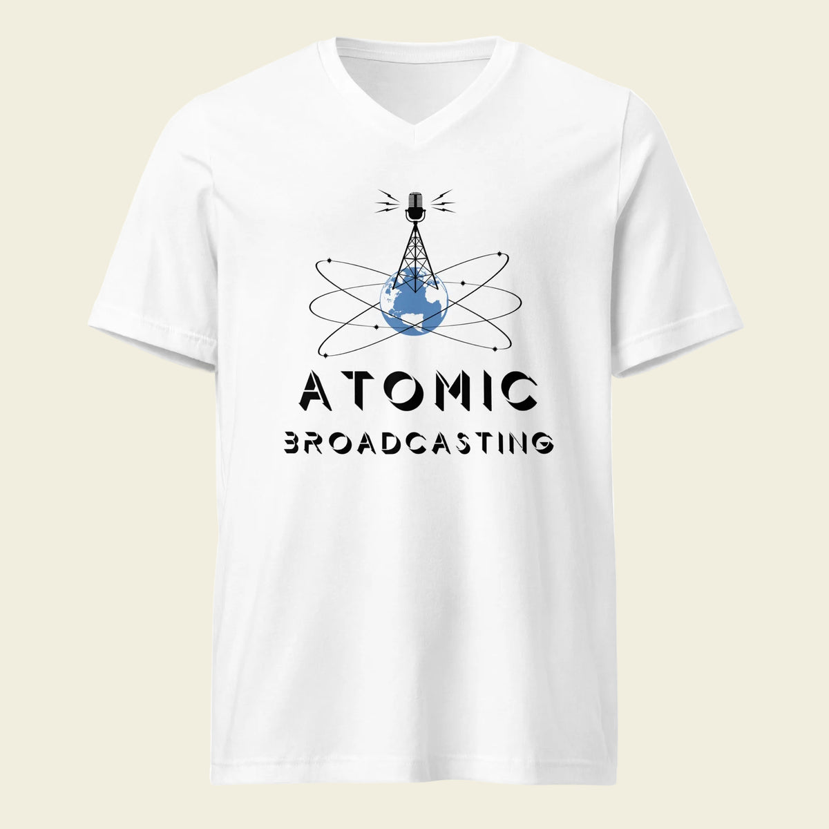 Atomic Broadcasting V-Neck - Classic Logo