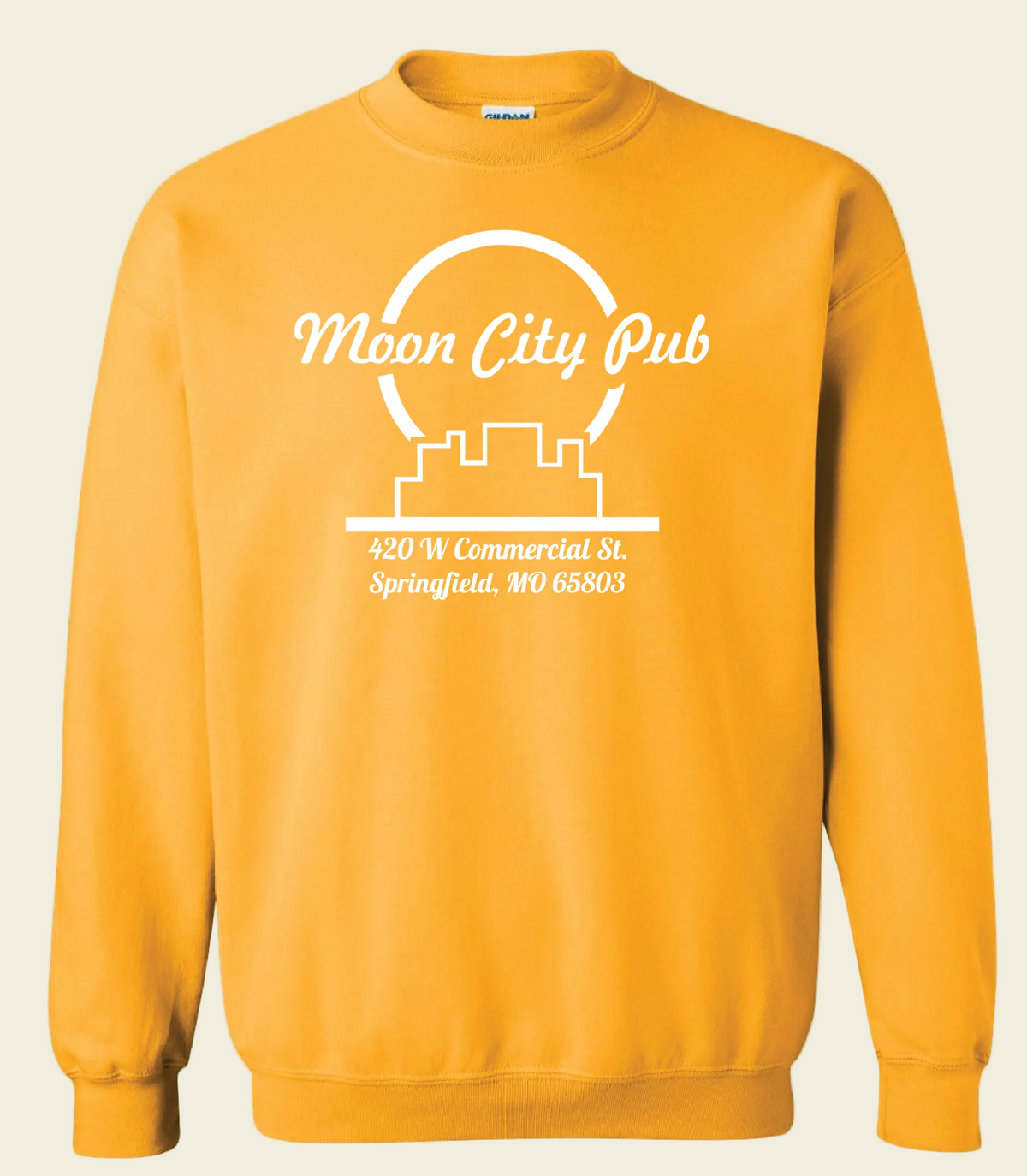 Moon City Pub Crewneck: Classic Logo