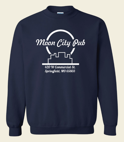 Moon City Pub Crewneck: Classic Logo