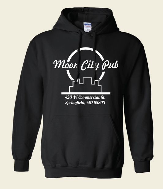 Moon City Pub Hoodie: Classic Logo