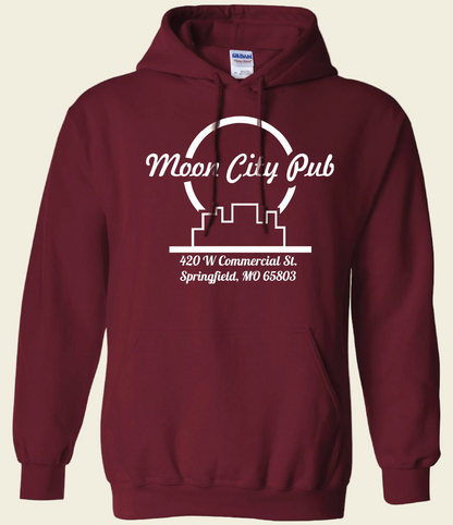 Moon City Pub Hoodie: Classic Logo