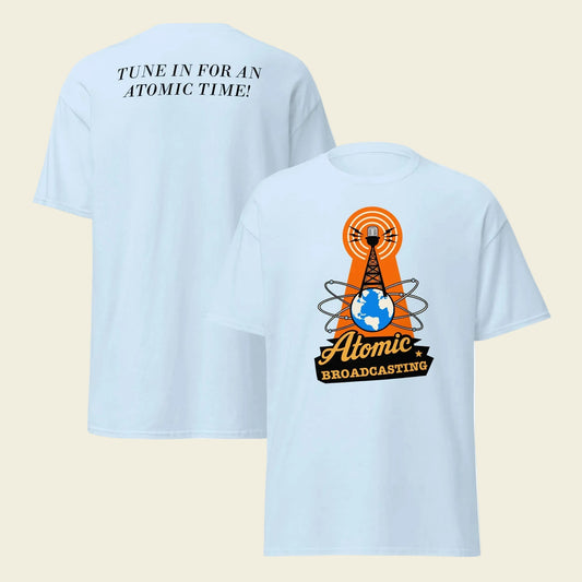 Atomic Broadcasting T-Shirt - Lance Sawyer Design