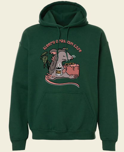 Sleepy Opossum Hoodie: Classic Logo