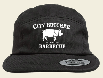 City Butcher Cap: Pig Logo