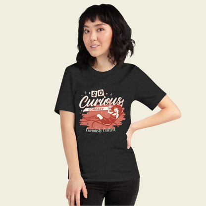 So Curious Co. T-Shirt Peach Pin Up