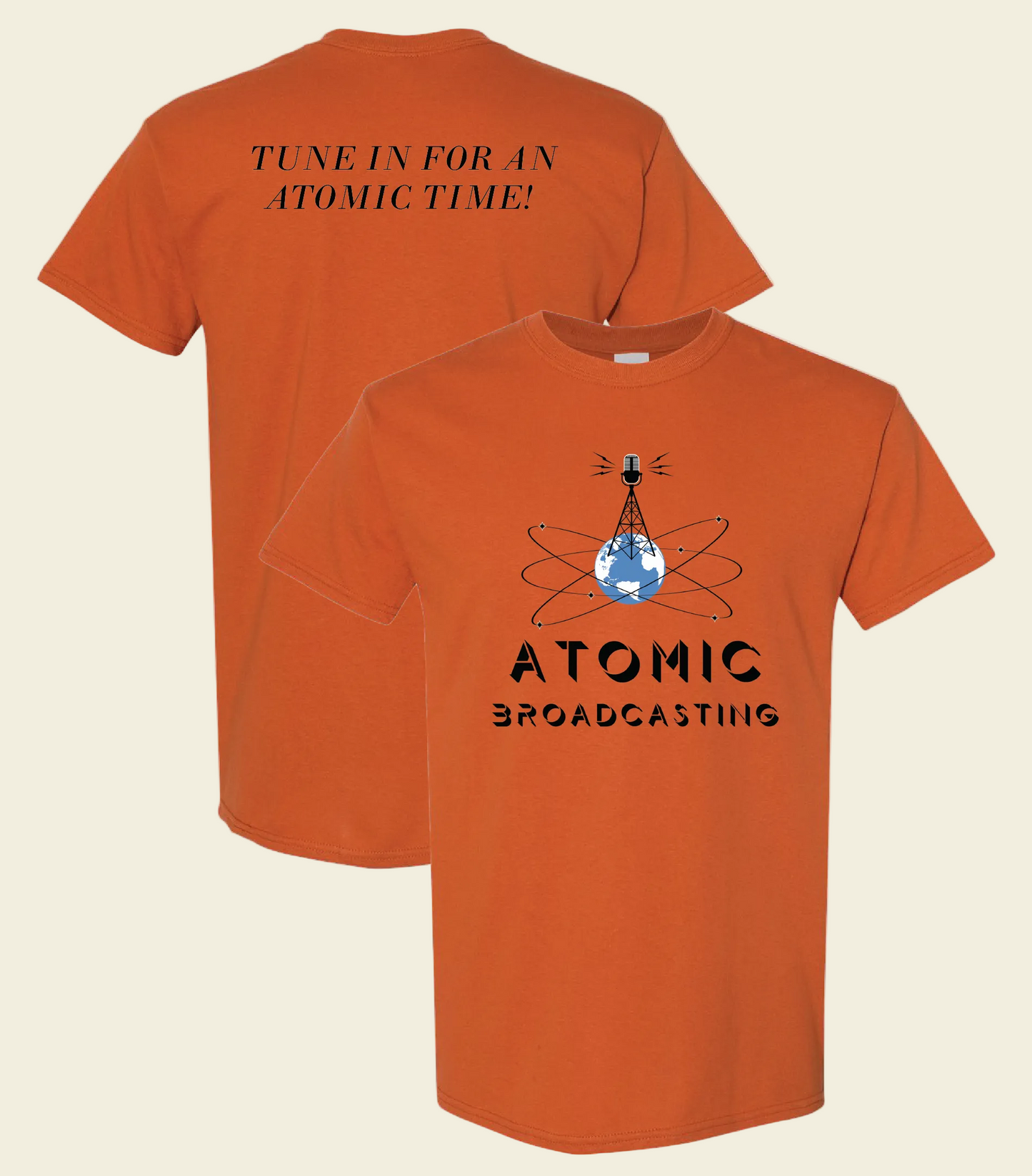 Atomic Broadcasting T-Shirt - Classic Logo