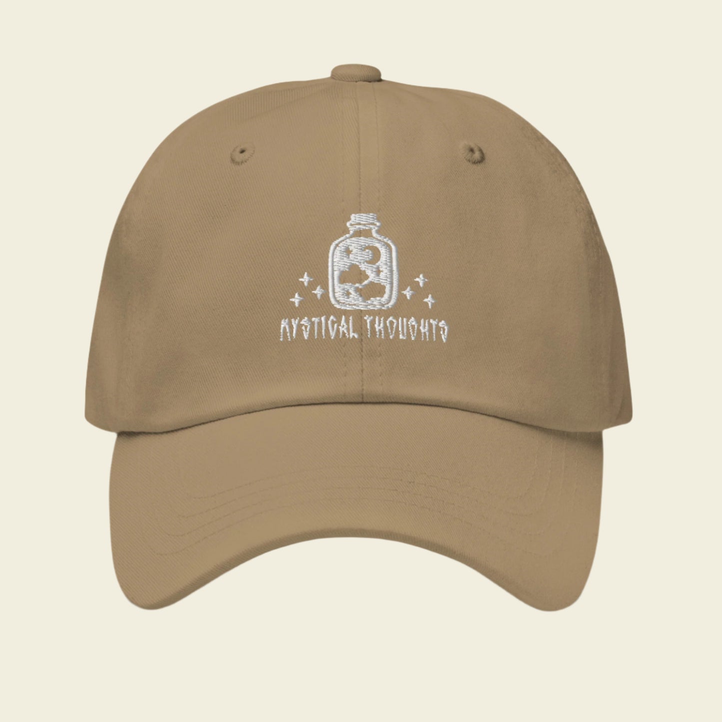 Mystical Thoughts Baseball Cap White Logo