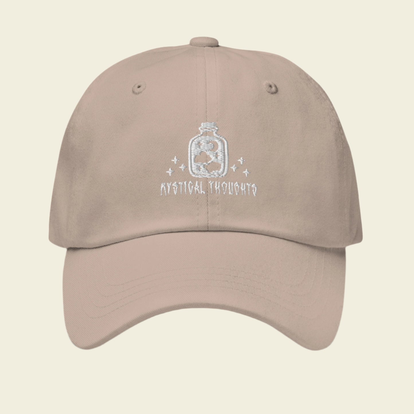 Mystical Thoughts Baseball Cap White Logo