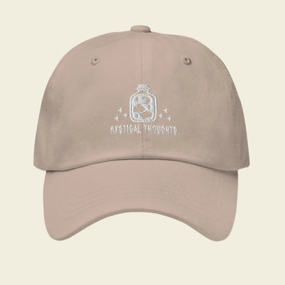 Mystical Thoughts Baseball Cap White Logo