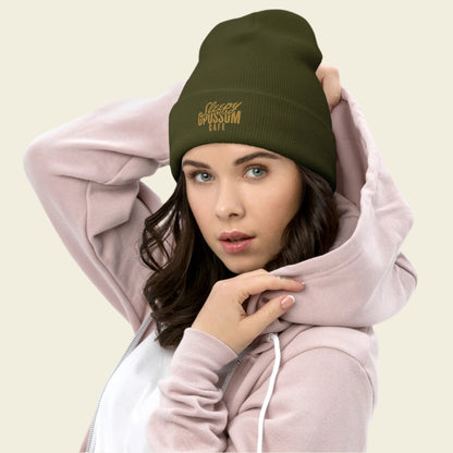 Sleepy Opossum Cafe Classic Beanie