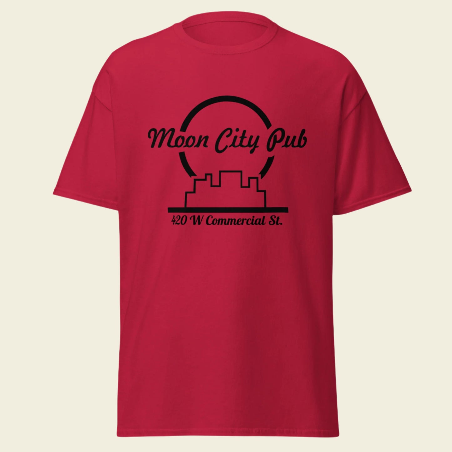 Moon City T-Shirt Black Logo