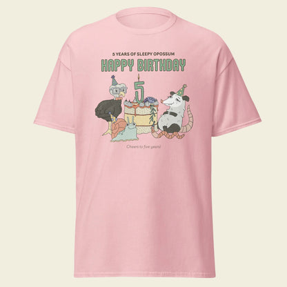 Sleepy Opossum T-Shirt: 5th Birthday