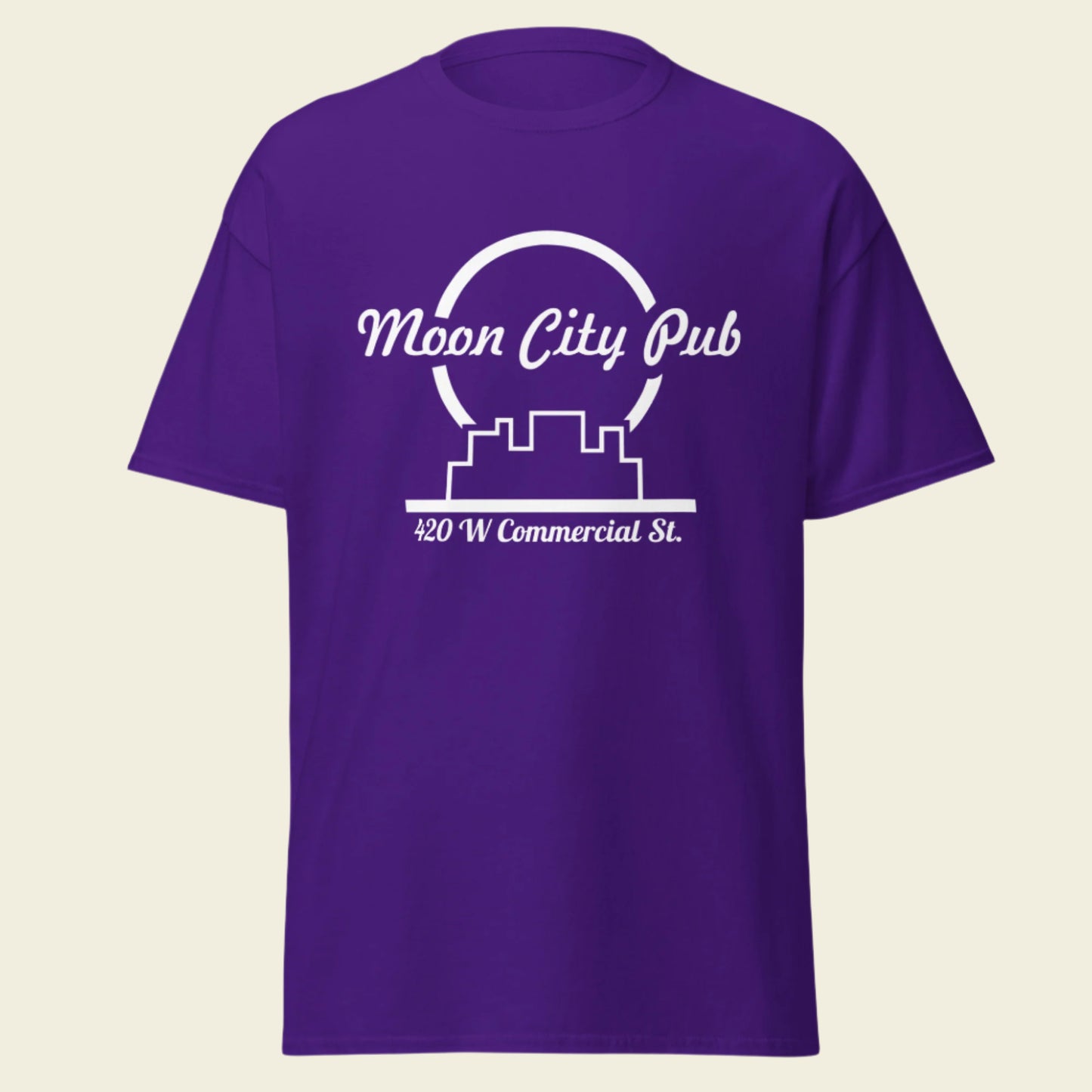 Moon City T-Shirt White Logo