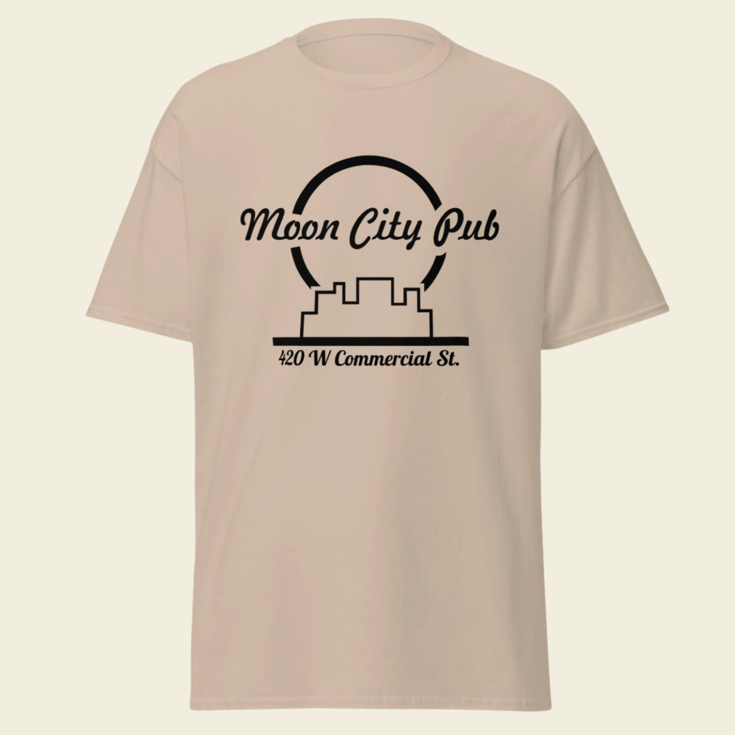 Moon City T-Shirt Black Logo